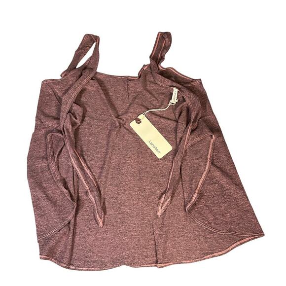 Revolve Lanston Oversized Tie Back Tank In Pink Light Weight New With Tag Large - Picture 7 of 9